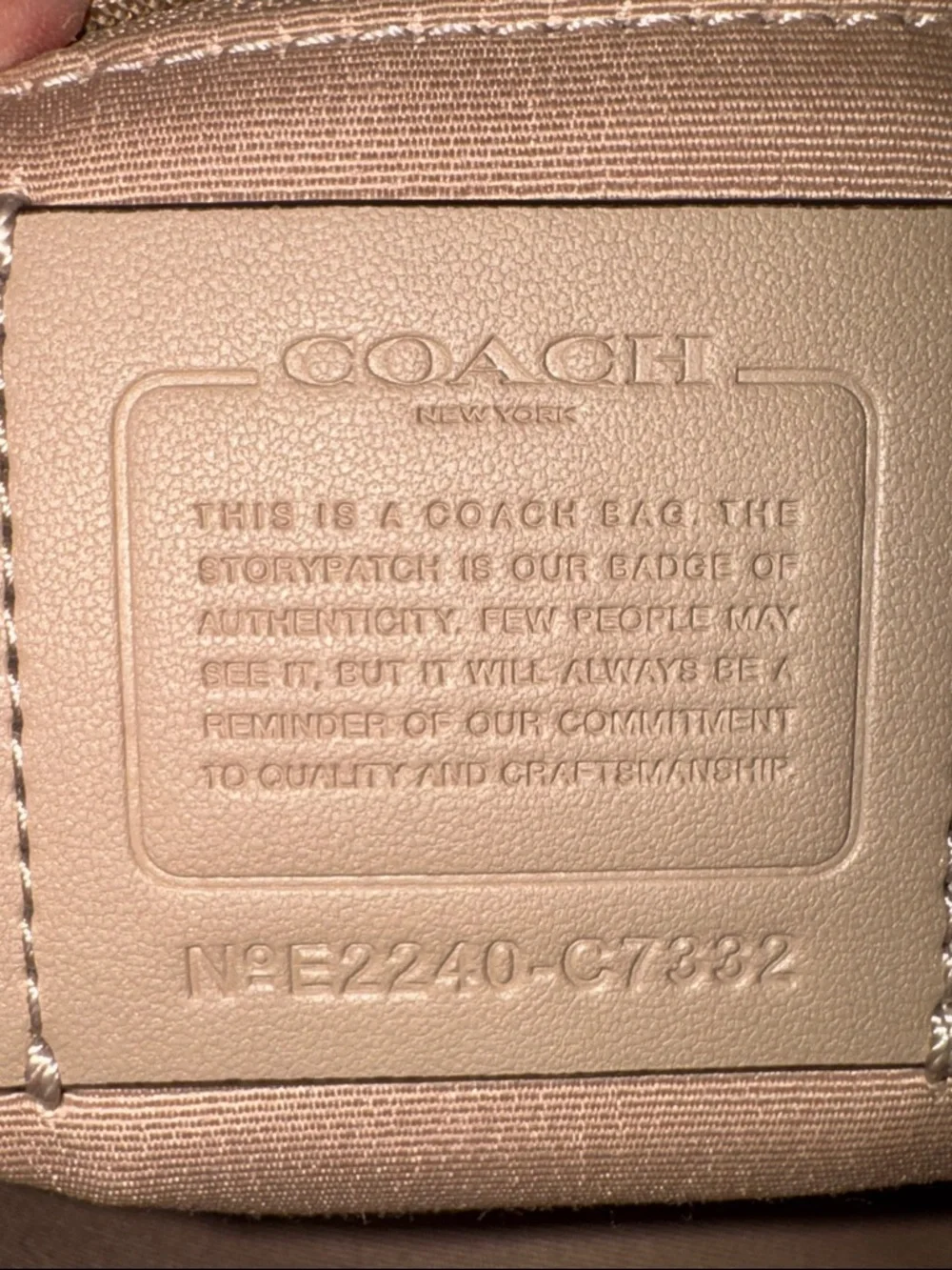 Coach Kristy Signature Canvas Shoulder Bag with White Panels & Snakeskin Trim